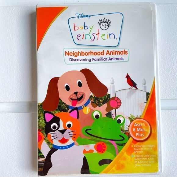 Lot of 3 Baby Einstein DVD’s Baby Galileo, Baby Neptune, & Neighborhood Animals - Picture 3 of 10